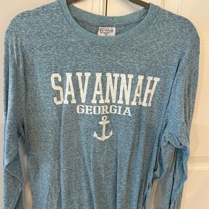 Blue Savannah Georgia XL Long Sleeve Shirt